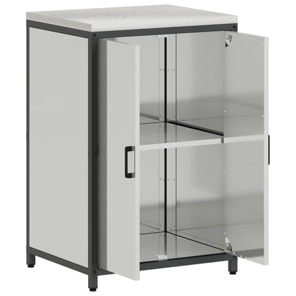 Köksförvaring HATTEM Silver 60 x 50 x 92 cm Stål