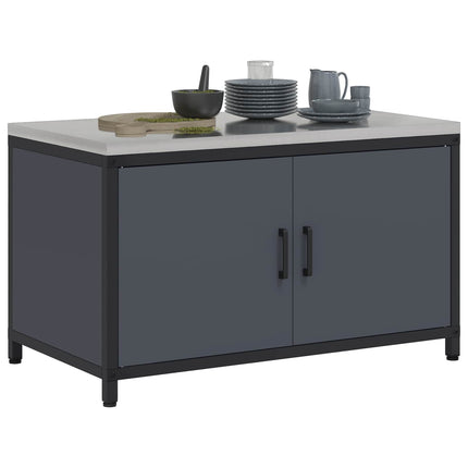 Köksförvaring HATTEM Antracit 90 x 50 x 53 cm Stål