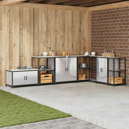 Köksförvaring HATTEM Silver 90 x 50 x 53 cm Stål