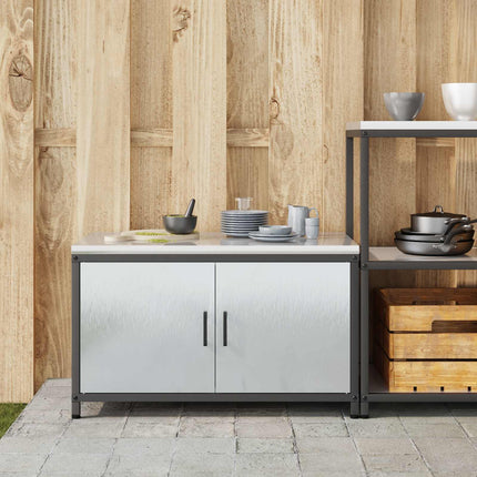 Köksförvaring HATTEM Silver 90 x 50 x 53 cm Stål