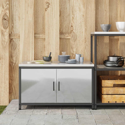 Köksförvaring HATTEM Silver 90 x 50 x 53 cm Stål