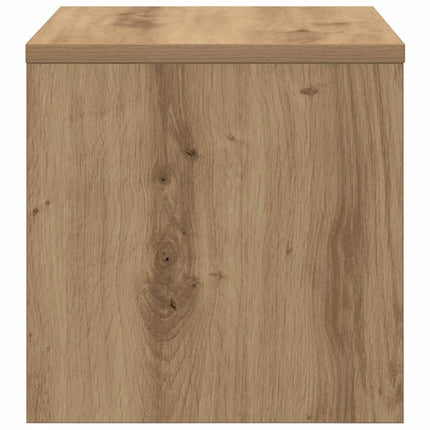 Nattduksbord 2 pcs artisan ek 40 x 40 x 30 cm Konstruerat trä