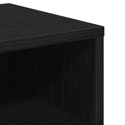 Nattduksbord Svart ek 40 x 40 x 30 cm Konstruerat trä