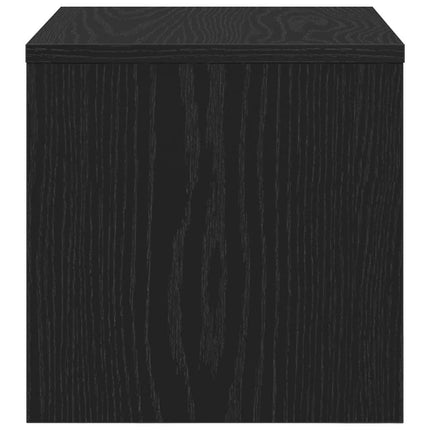 Nattduksbord Svart ek 40 x 40 x 30 cm Konstruerat trä