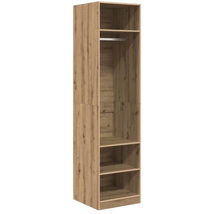 Garderob med hylla Artisan Ek 50 x 50 x 200 cm Konstruerat trä