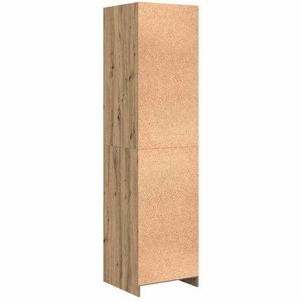 Garderob med hylla Artisan Ek 50 x 50 x 200 cm Konstruerat trä