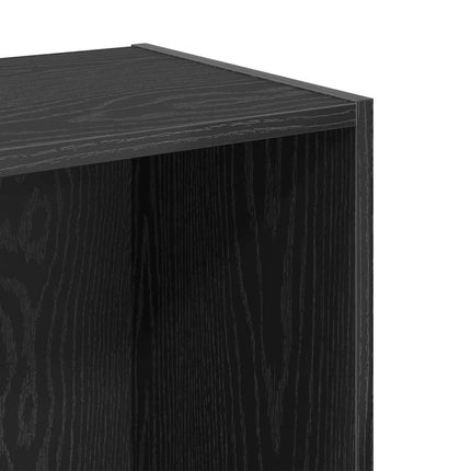 Hyllsystem Svart Ek 40 x 30 x 77 cm Konstruerat trä