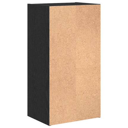 Hyllsystem Svart Ek 40 x 30 x 77 cm Konstruerat trä