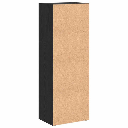 Hyllsystem Svart Ek 40 x 30 x 114 cm Konstruerat trä