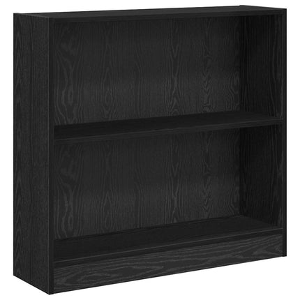 Hyllsystem Svart Ek 80 x 24 x 76 cm Konstruerat trä