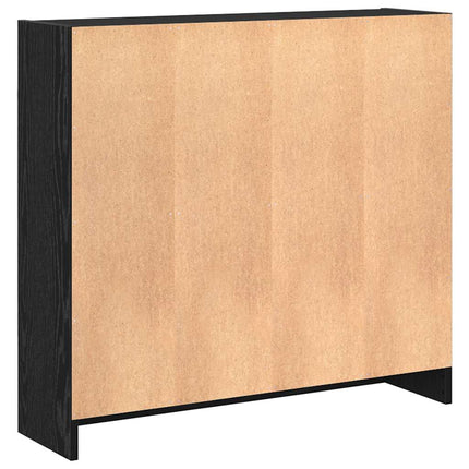 Hyllsystem Svart Ek 80 x 24 x 76 cm Konstruerat trä