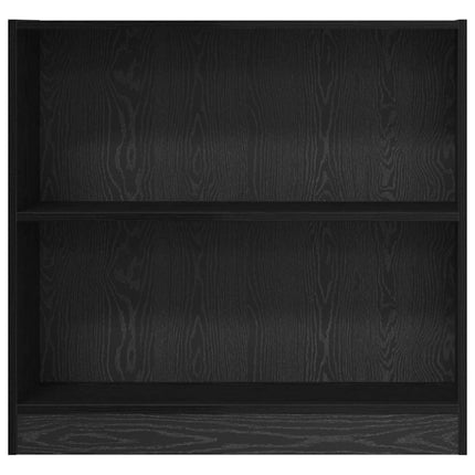 Hyllsystem Svart Ek 80 x 24 x 76 cm Konstruerat trä