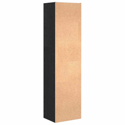 Hyllsystem Svart Ek 40 x 30 x 152 cm Konstruerat trä