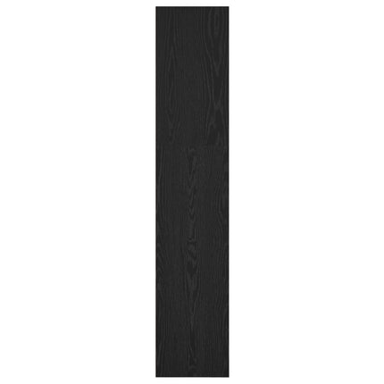 Hyllsystem Svart Ek 40 x 30 x 152 cm Konstruerat trä