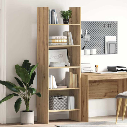 Bokskåp Artisan Ek 60 x 35 x 180 cm Konstruerat trä