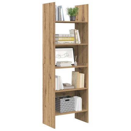 Bokskåp Artisan Ek 60 x 35 x 180 cm Konstruerat trä