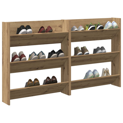 Skoskåp 2 pcs Artisan Ek 85 x 18 x 90 cm Konstruerat trä