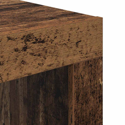 Kaffeebord Gammalt trä 50 x 50 x 35 cm Konstruerat trä