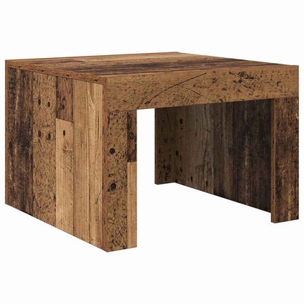 Kaffeebord Gammalt trä 50 x 50 x 35 cm Konstruerat trä