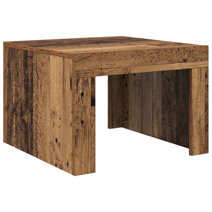 Kaffeebord Gammalt trä 50 x 50 x 35 cm Konstruerat trä