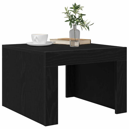 Kaffeebord Svart Ek 50 x 50 x 35 cm Konstruerat trä