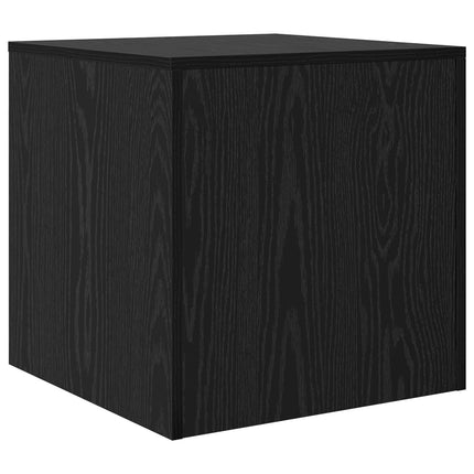 Kaffeebord 3 pcs Svart Ek Konstruerat trä