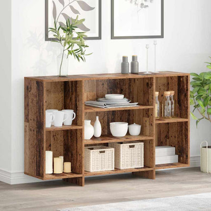 Sideboard Gammalt trä 120 x 30 x 75 cm Konstruerat trä