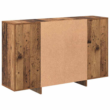 Sideboard Gammalt trä 120 x 30 x 75 cm Konstruerat trä