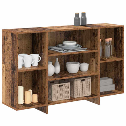 Sideboard Gammalt trä 120 x 30 x 75 cm Konstruerat trä