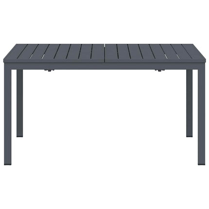 Ute middagsbord Fällbar Antracit 210 x 90 x 73 cm Stål