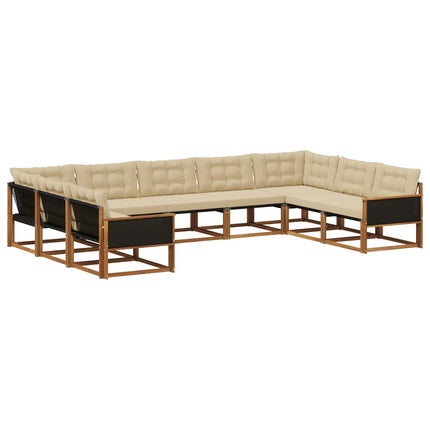 Utomhussoffset 9 st Naturlig och Beige