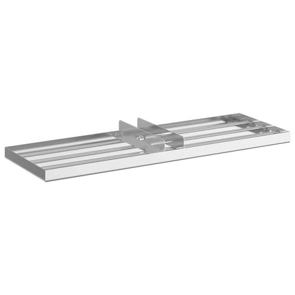 Trädgårdsnivelleringsrake Silver 75 x 25 x 6 cm Rostfritt stål