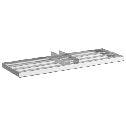 Trädgårdsnivelleringsrake Silver 75 x 25 x 6 cm Rostfritt stål