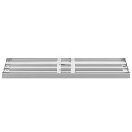 Trädgårdsnivelleringsrake Silver 75 x 25 x 6 cm Rostfritt stål