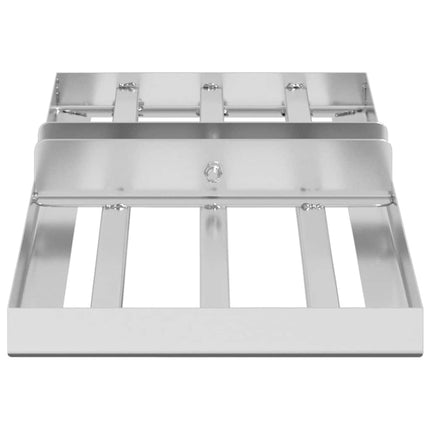Trädgårdsnivelleringsrake Silver 75 x 25 x 6 cm Rostfritt stål