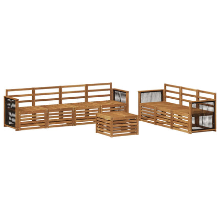 Soffgrupper 8 pcs Massivt Akaciaträ