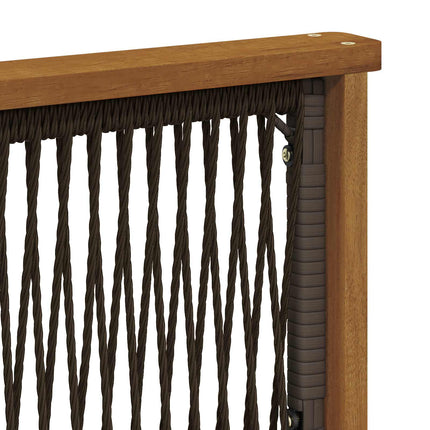 Sektionsoffgrupp 4 pcs Naturlig Massivt akaciaträ och polyester
