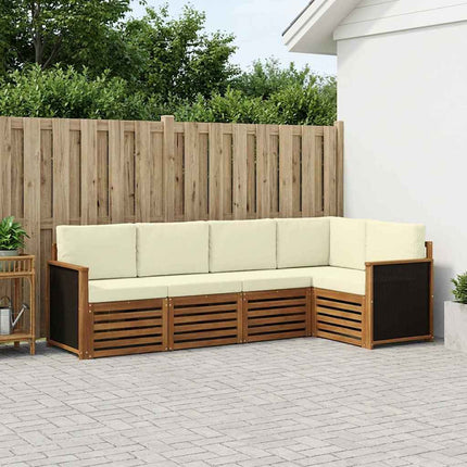 Sektionsoffgrupp med kudde 6 pcs Naturlig och Grädde