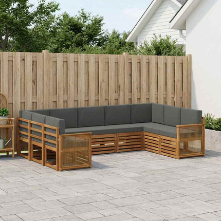 Sektionsoffgrupp med kudde 7 pcs Naturlig och Antracit