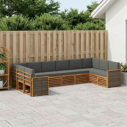 Sektionsoffgrupp med kudde 7 pcs Naturlig och Antracit