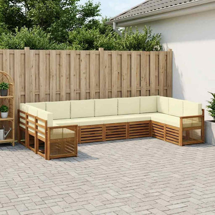 Sektionsoffgrupp med kudde 7 pcs Naturlig och Grädde
