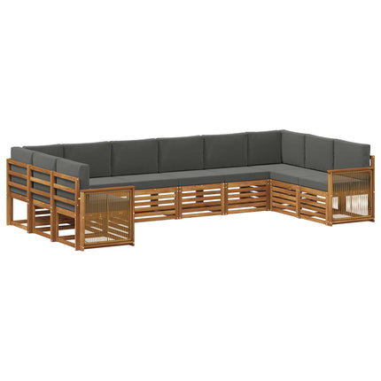 Sektionsoffgrupp med kudde 7 pcs Naturlig och Antracit