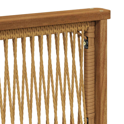 Utomhussoffset 6 pcs Naturlig Massivt Akaciaträ