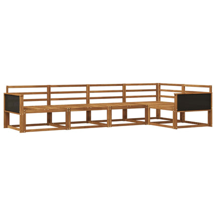 Utomhussoffset 5 pcs Naturlig Massivt Akaciaträ