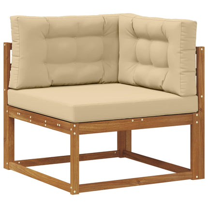 Utomhussoffset 5 pcs Naturlig och Beige