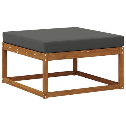 Utomhussoffset med kudde 8 pcs Naturlig och Antracit