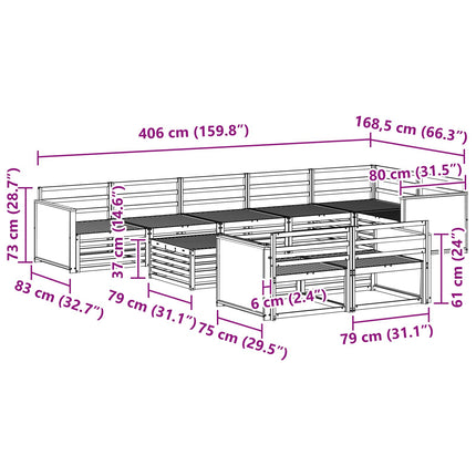 Utomhussoffset 9 st