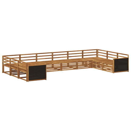 Soffgrupper 10 pcs Massivt Akaciaträ