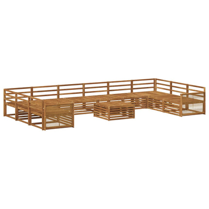 Soffgrupper 11 pcs Massivt Akaciaträ