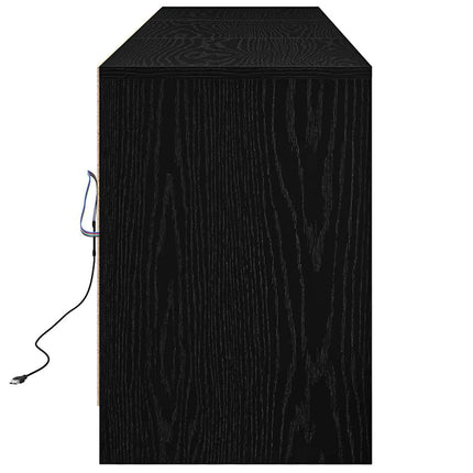 TV Enheter 180 x 34 x 50 cm Svart Ek Konstruerat trä
